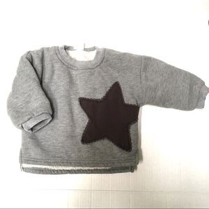 Leighton Alexander Co. star sherpa sweatshirt M
